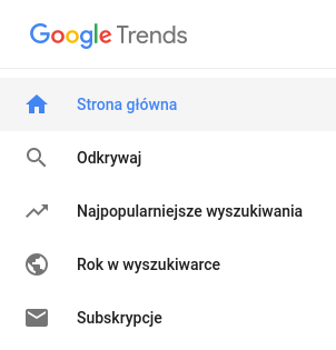 google trends funkcje
